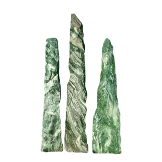 Marmur POLAR GREEN M61 słup cięty - kamień soliter