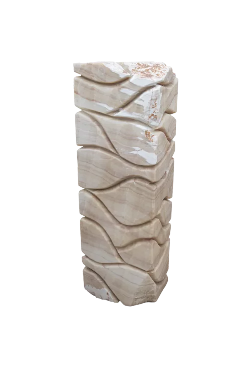 Onyx rzeźbiony pryzmat ART OX55 Monolity ogrodowe