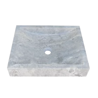 Umywalka Trawertyn Blue Sky TR73 - Umywalka kwadratowa