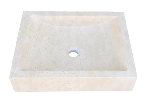 Umywalka Trawertyn TR22 - Umywalka kwadratowa